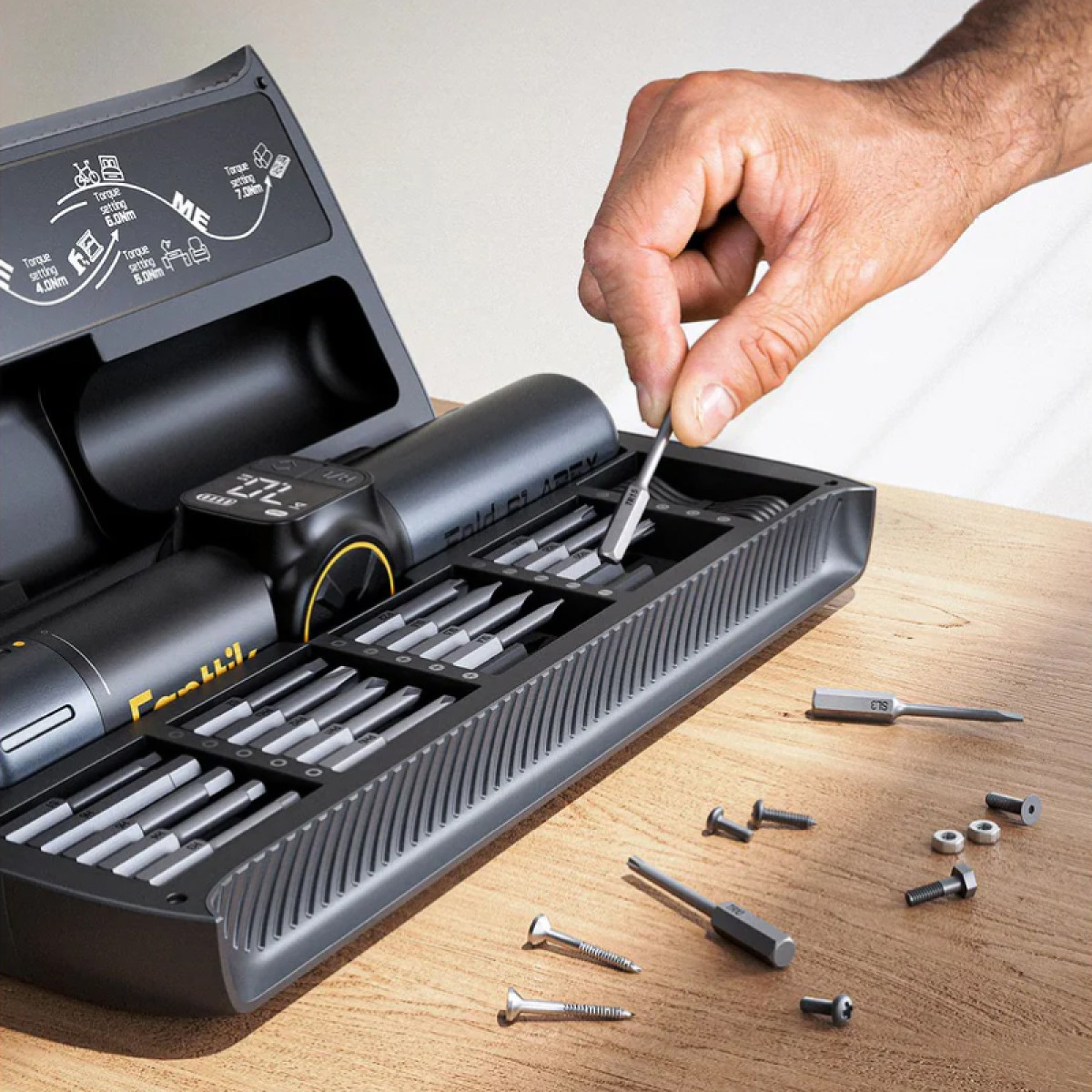 fontaine デックセット Fanttik Fold S1 APEX Deluxe Cordless Screwdriver